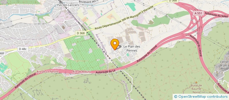localisation de l'entreprise BP3.MULTISERVICES  LES PENNES-MIRABEAU