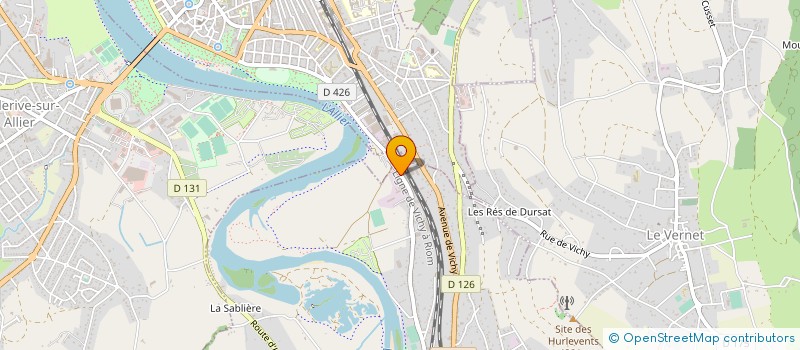 localisation de l'entreprise BPA EXPERTISES à VICHY