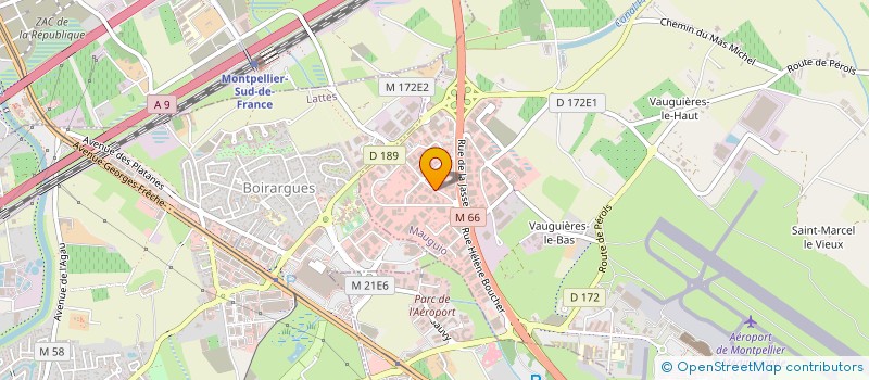 localisation de l'entreprise BPA FENETRES ET FERMETURES  MAUGUIO