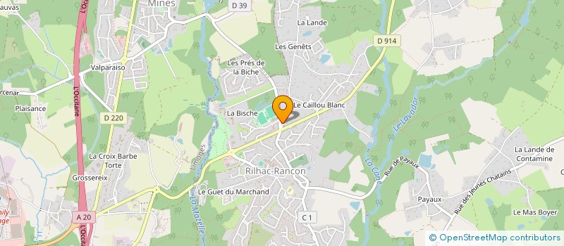 localisation de l'entreprise BPA IMMOBILIER  RILHAC-RANCON