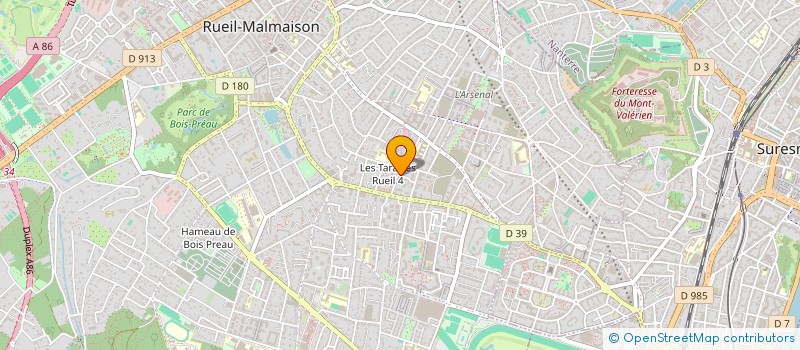 localisation de l'entreprise BPA SERVICES à RUEIL-MALMAISON