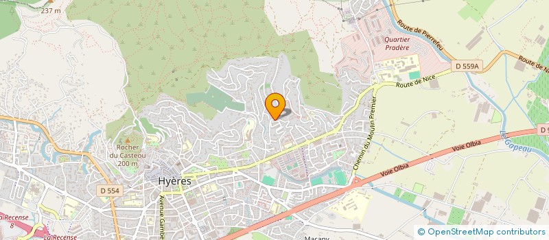 localisation de l'entreprise BPAC INVEST à HYERES