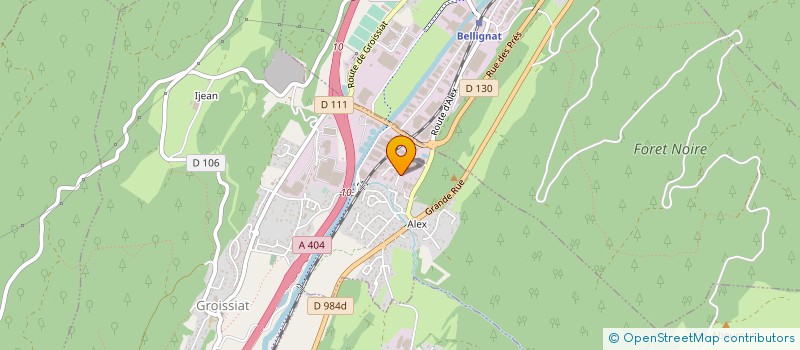 localisation de l'entreprise BPACK à GROISSIAT