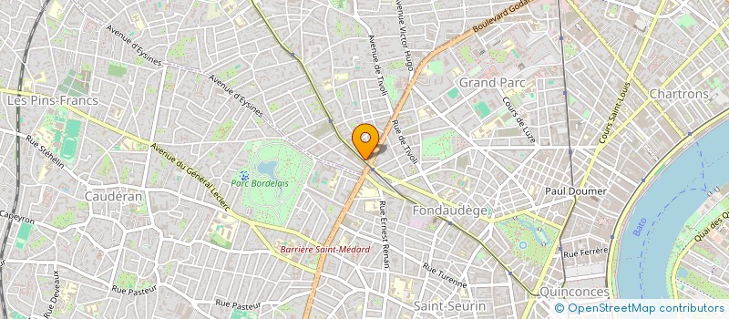 localisation de l'entreprise BPAE à LE BOUSCAT