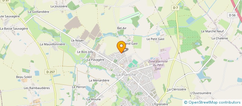 localisation de l'entreprise BPAG IMMO  LA PLANCHE