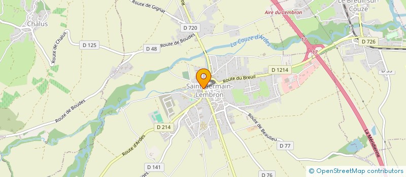 localisation de l'entreprise BPAL  SAINT-GERMAIN-LEMBRON