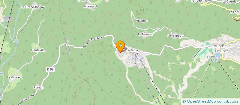 localisation de l'entreprise BPATREY à COURCHEVEL