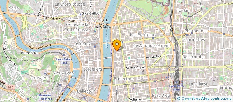 localisation de l'entreprise BPAYD à LYON 6EME