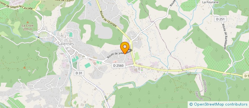 localisation de l'entreprise BPB RENOVATION à SALERNES