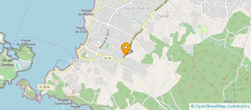 localisation de l'entreprise BPBF TERRASSEMENT à SIX-FOURS-LES-PLAGES