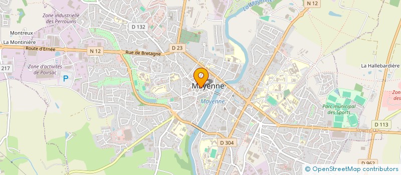 localisation de l'entreprise BPBO à MAYENNE