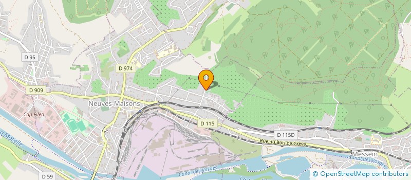 localisation de l'entreprise BPC  NEUVES-MAISONS