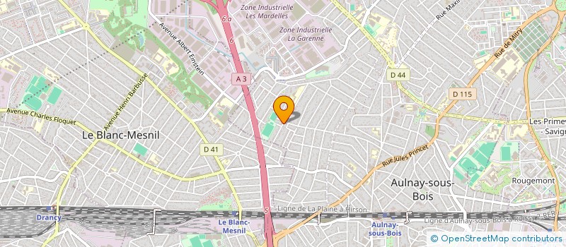 localisation de l'entreprise BPC à AULNAY-SOUS-BOIS