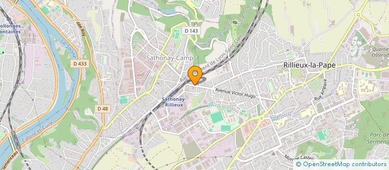 localisation de l'entreprise BPC à RILLIEUX-LA-PAPE