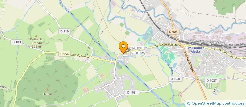 localisation de l'entreprise BPC  VENAREY-LES-LAUMES