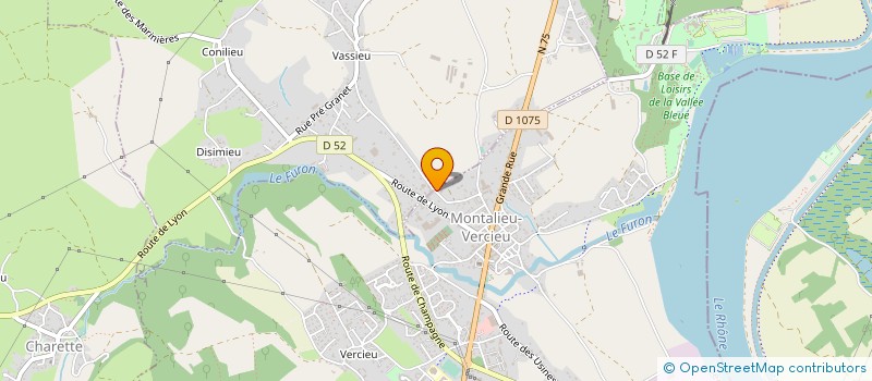 localisation de l'entreprise BPC CONSULT  MONTALIEU-VERCIEU