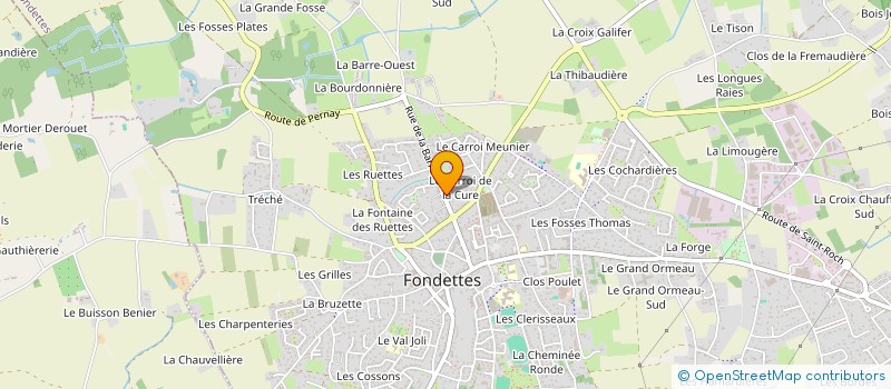 localisation de l'entreprise BPC DIAGNOSTIC  FONDETTES