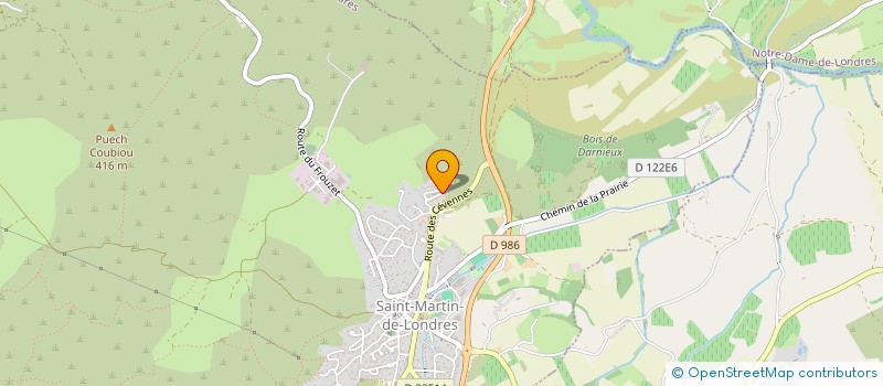 localisation de l'entreprise BPC IMMOBILIER  SAINT-MARTIN-DE-LONDRES