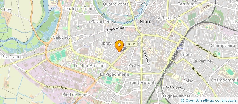 localisation de l'entreprise BPC INSTALLATION  NIORT