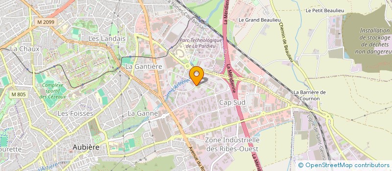 localisation de l'entreprise BPC PATRIMOINE  AUBIERE