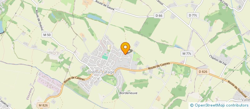 localisation de l'entreprise BPC POLE SANTE  DREMIL-LAFAGE