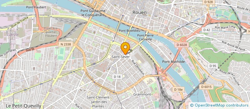 localisation de l'entreprise BPC RENOVATION à ROUEN