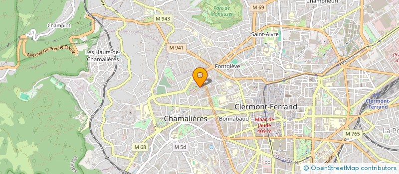 localisation de l'entreprise BPCA  CHAMALIERES