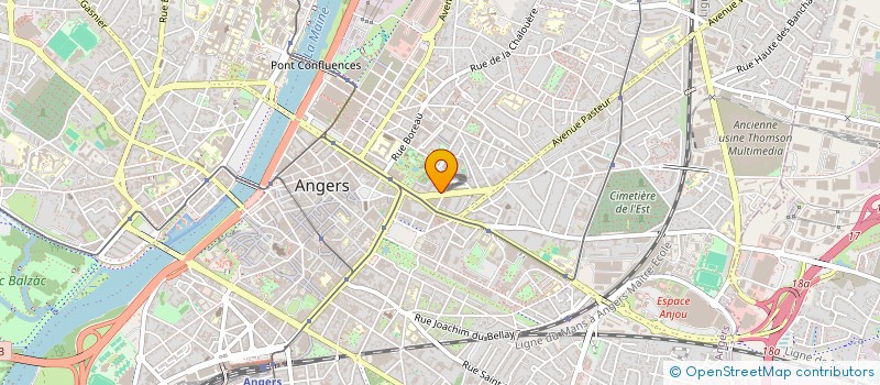 localisation de l'entreprise BPCAA à ANGERS