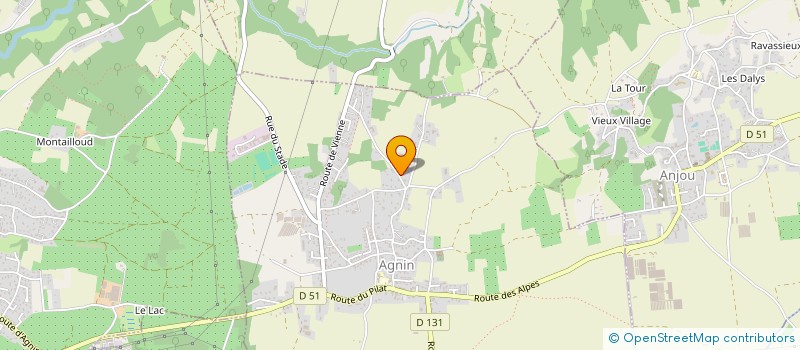 localisation de l'entreprise BPCC BABORIER AURELIEN  AGNIN