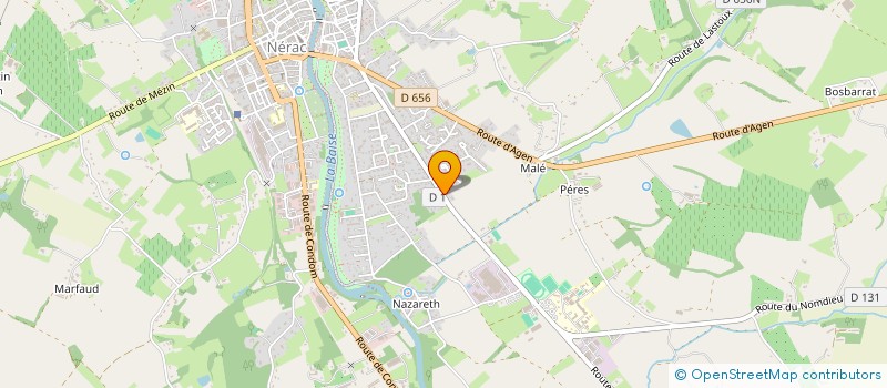 localisation de l'entreprise BPCCONCEPT à NERAC