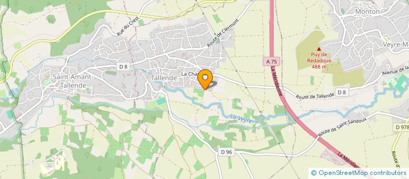 localisation de l'entreprise BPCI  TALLENDE