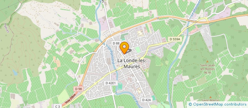 localisation de l'entreprise BPCO COOPERATION  LA LONDE-LES-MAURES