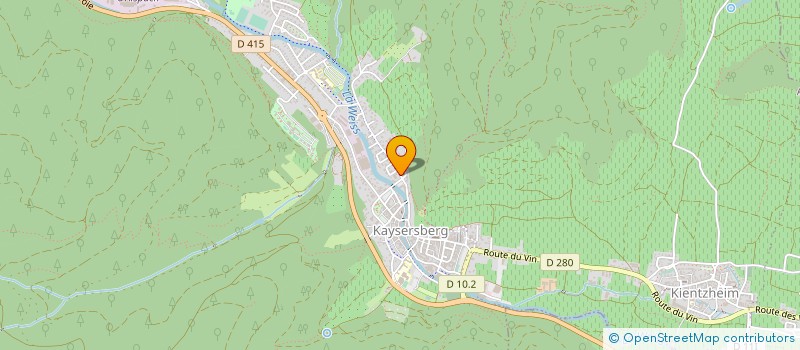 localisation de l'entreprise BPDR  KAYSERSBERG VIGNOBLE