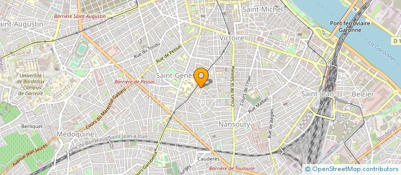 localisation de l'entreprise BPE à BORDEAUX