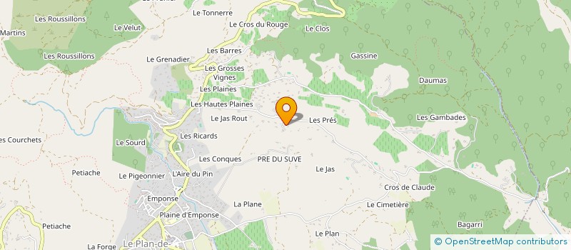 localisation de l'entreprise BPE CONSEILS à LE PLAN-DE-LA-TOUR