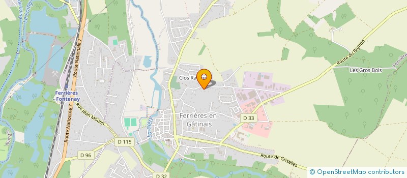 localisation de l'entreprise BPE IMMOB  FERRIERES-EN-GATINAIS