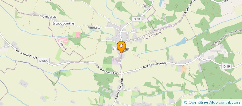 localisation de l'entreprise BPE MULTI-SERVICES  SAINT-THOMAS