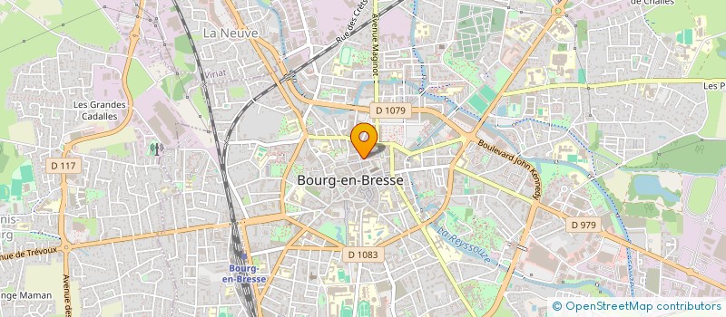 localisation de l'entreprise BPE PARTICIPATIONS à BOURG-EN-BRESSE