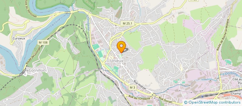 localisation de l'entreprise BPE3M  UNIEUX