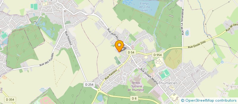 localisation de l'entreprise BPEH  THUMERIES