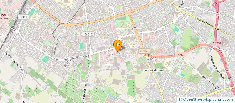 localisation de l'entreprise BPF IMMOBILIER  ANGERS