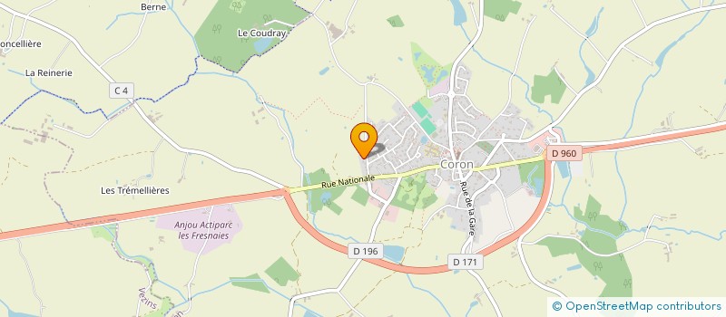 localisation de l'entreprise BPFLC  CORON