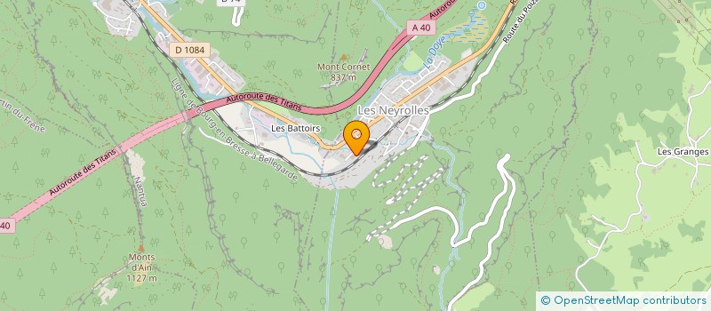 localisation de l'entreprise BPG CONSTRUCTION  LES NEYROLLES