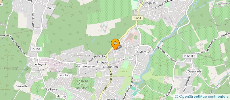 localisation de l'entreprise BPG IMMO  LEOGNAN