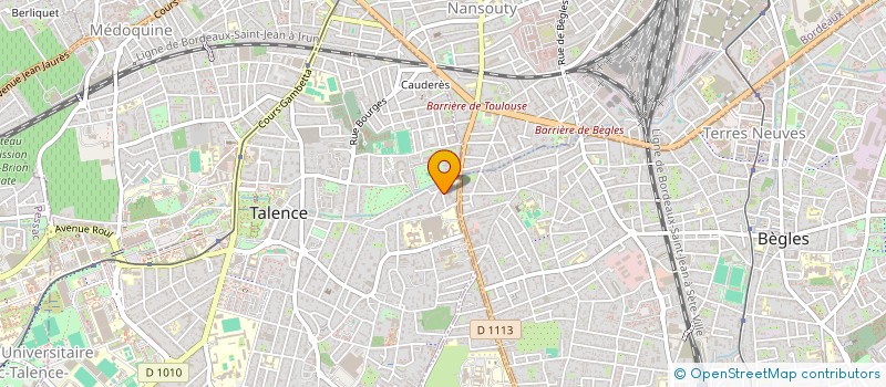 localisation de l'entreprise BPG INVEST  TALENCE