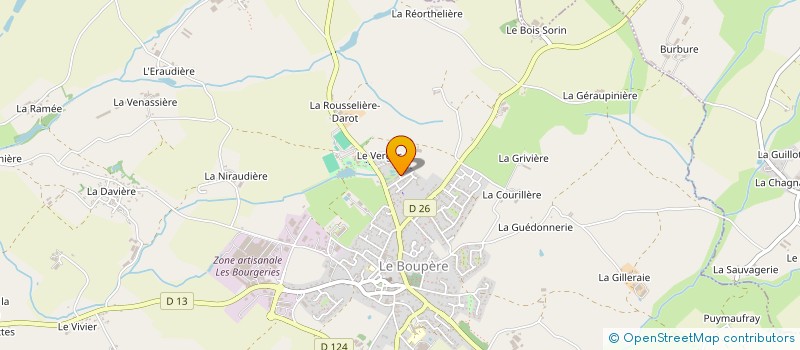localisation de l'entreprise BPGH  LE BOUPERE
