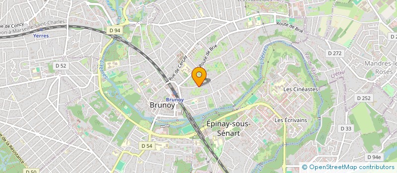 localisation de l'entreprise BPH  BRUNOY