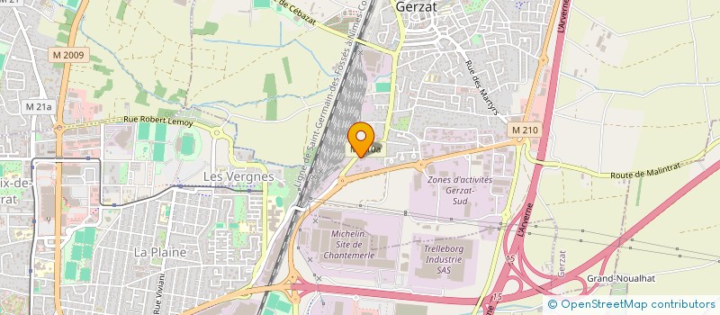 localisation de l'entreprise BPH BELENOS  SAINT-BEAUZIRE