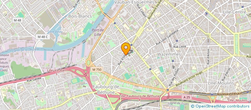 localisation de l'entreprise BPH SOLUTIONS FINANCES  LILLE
