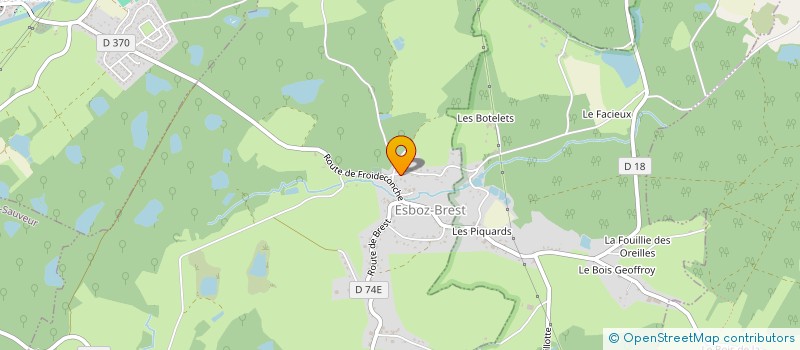 localisation de l'entreprise BPHC  ESBOZ-BREST